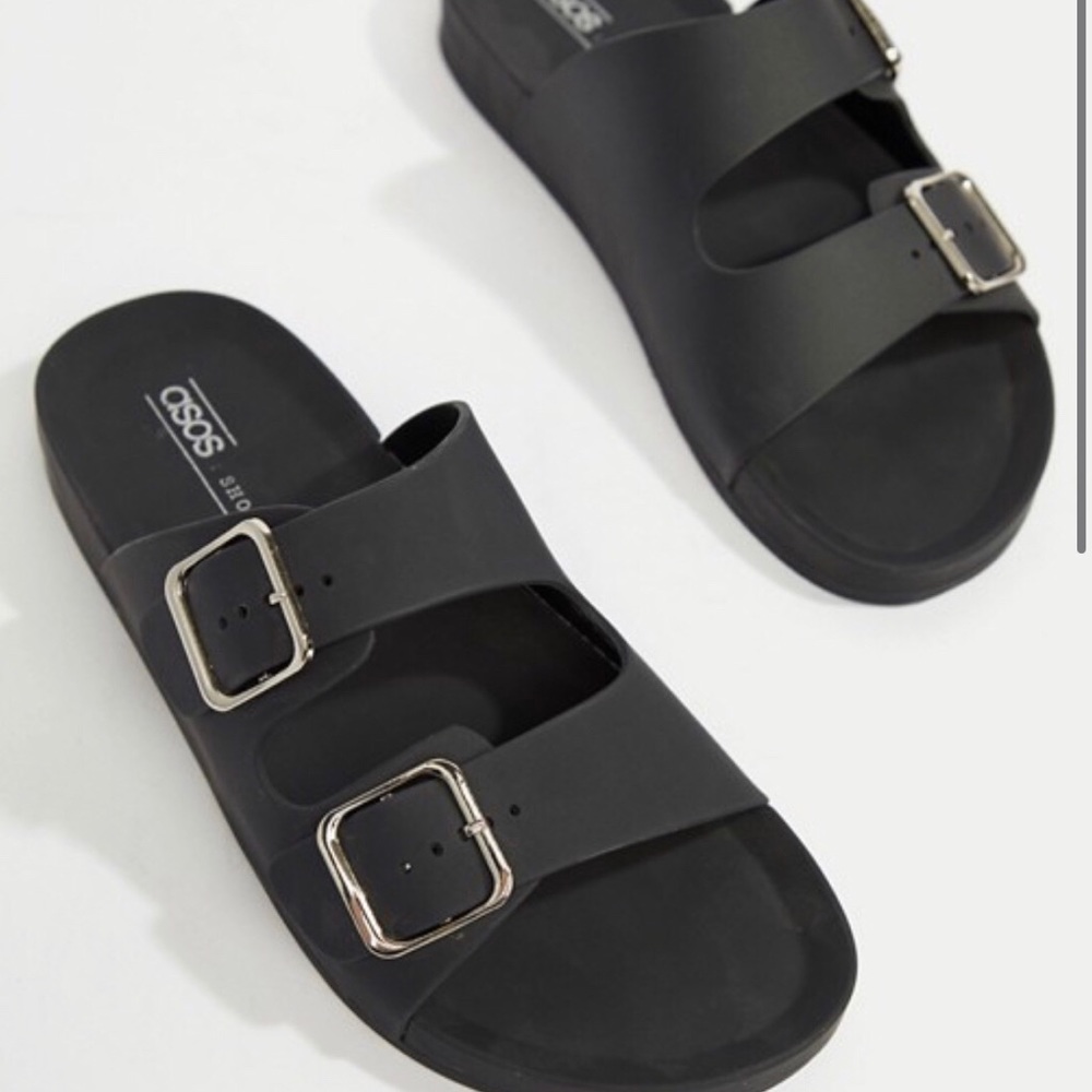 ASOS Design Flax Jelly Flat Sandals